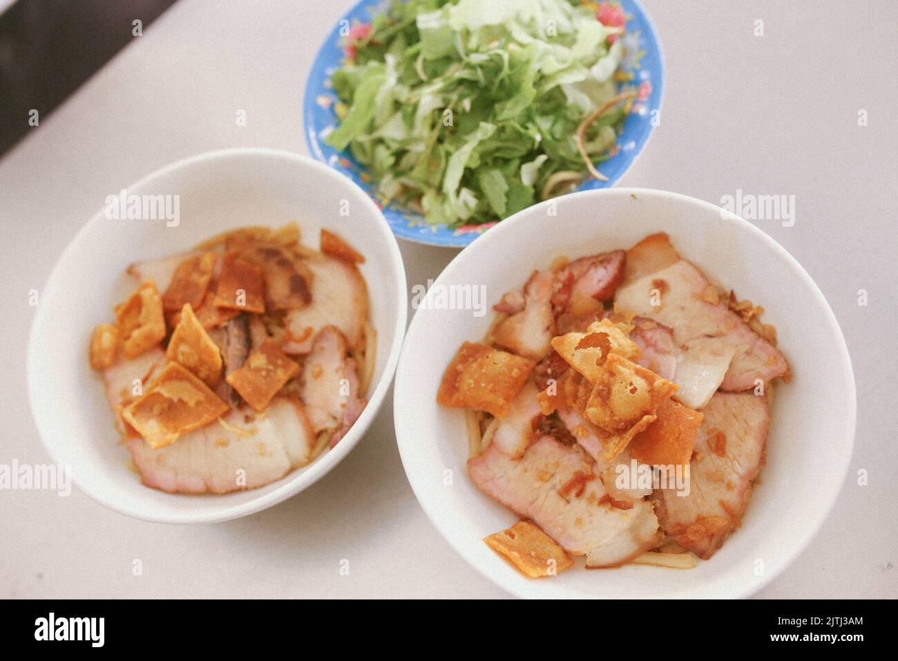 Cao Lau (vietnamesische Mischnudel) in Hoi an, Vietnam Stockfoto