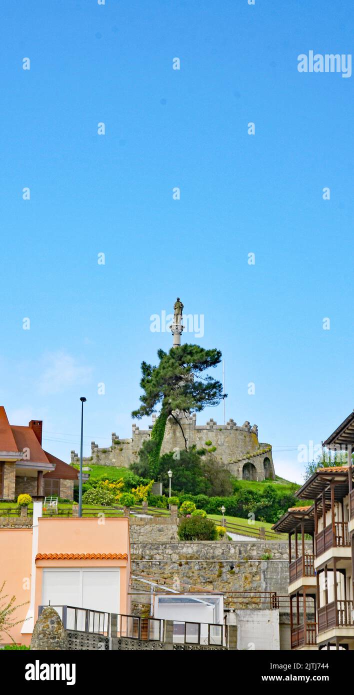 Capricho Skulptur von Antonio Gaudi, Comillas, Kantabrien Spanien, Europa Stockfoto