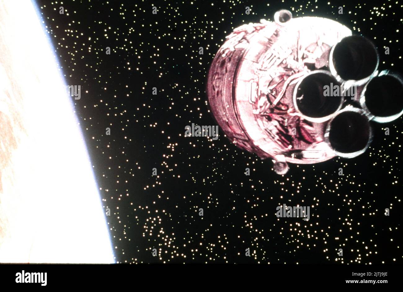 Star Wars, aka Krieg der Sterne, USA 1977, Regie: George Lucas, Szenenfoto im Weltraum Stockfoto