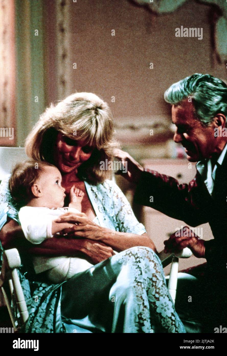 Dynasty, aka der Denver Clan, Fernsehserie, USA 1981 - 1989, Darsteller: Jessica Player (Baby), Linda Evans, John Forsythe Stockfoto