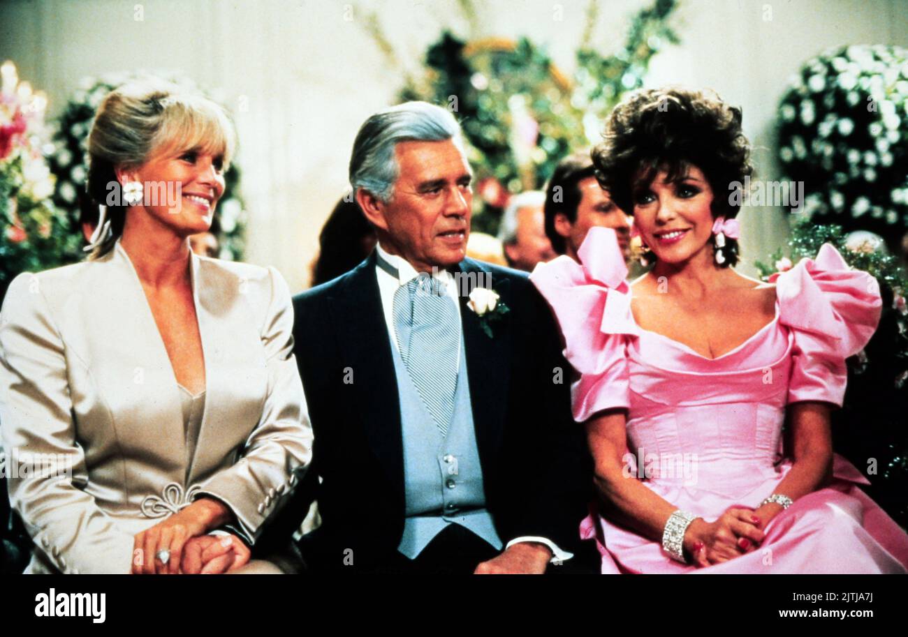 Dynasty, aka der Denver Clan, Fernsehserie, USA 1981 - 1989, Darsteller: Linda Evans, John Forsythe, Joan Collins Stockfoto