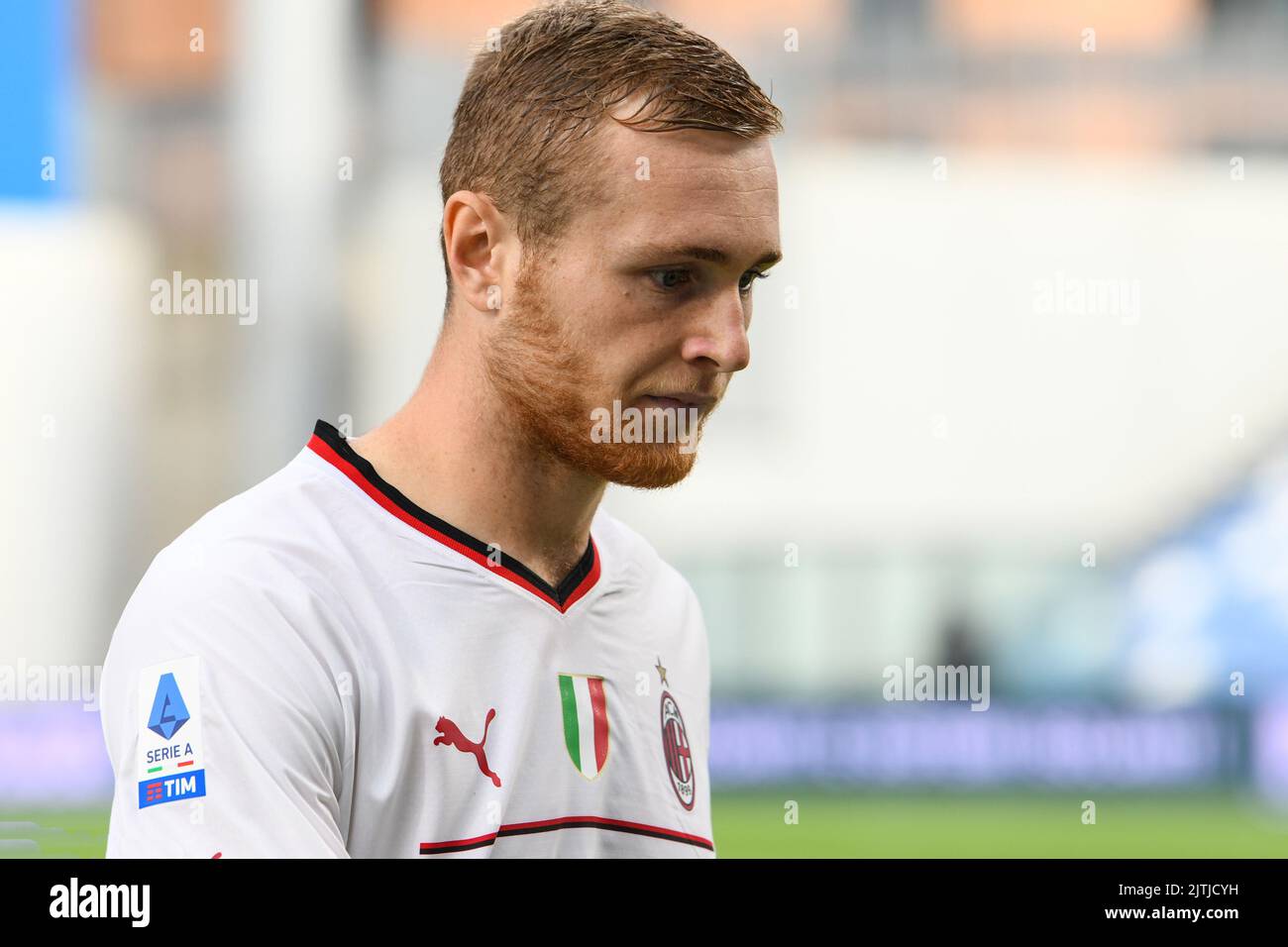 Reggio Emilia, Italien. 30. August 2022. Tommaso Pobega Porträt während US Sassuolo gegen AC Mailand, italienische Fußballserie A Spiel in Reggio Emilia, Italien, August 30 2022 Quelle: Independent Photo Agency/Alamy Live News Stockfoto