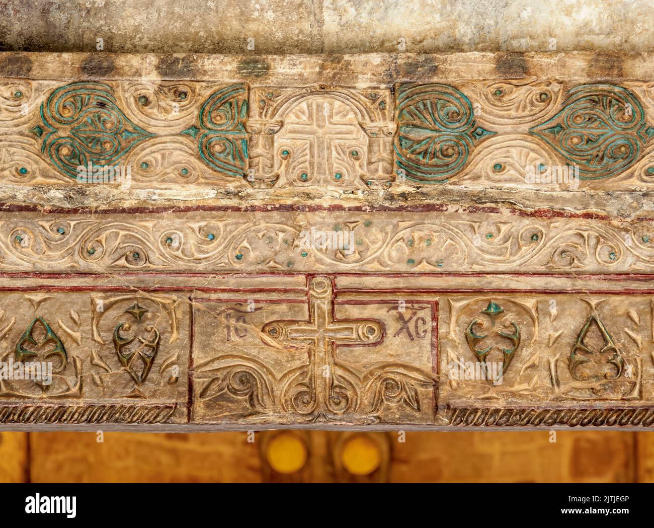 Kirche St. Eleutherios, Detailansicht, Mitropoleos Platz, Athen, Attika, Griechenland Stockfoto
