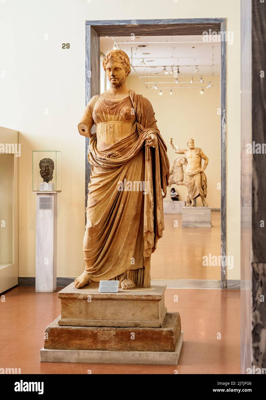 Skulpturen im Nationalen Archäologischen Museum, Athen, Attika, Griechenland Stockfoto
