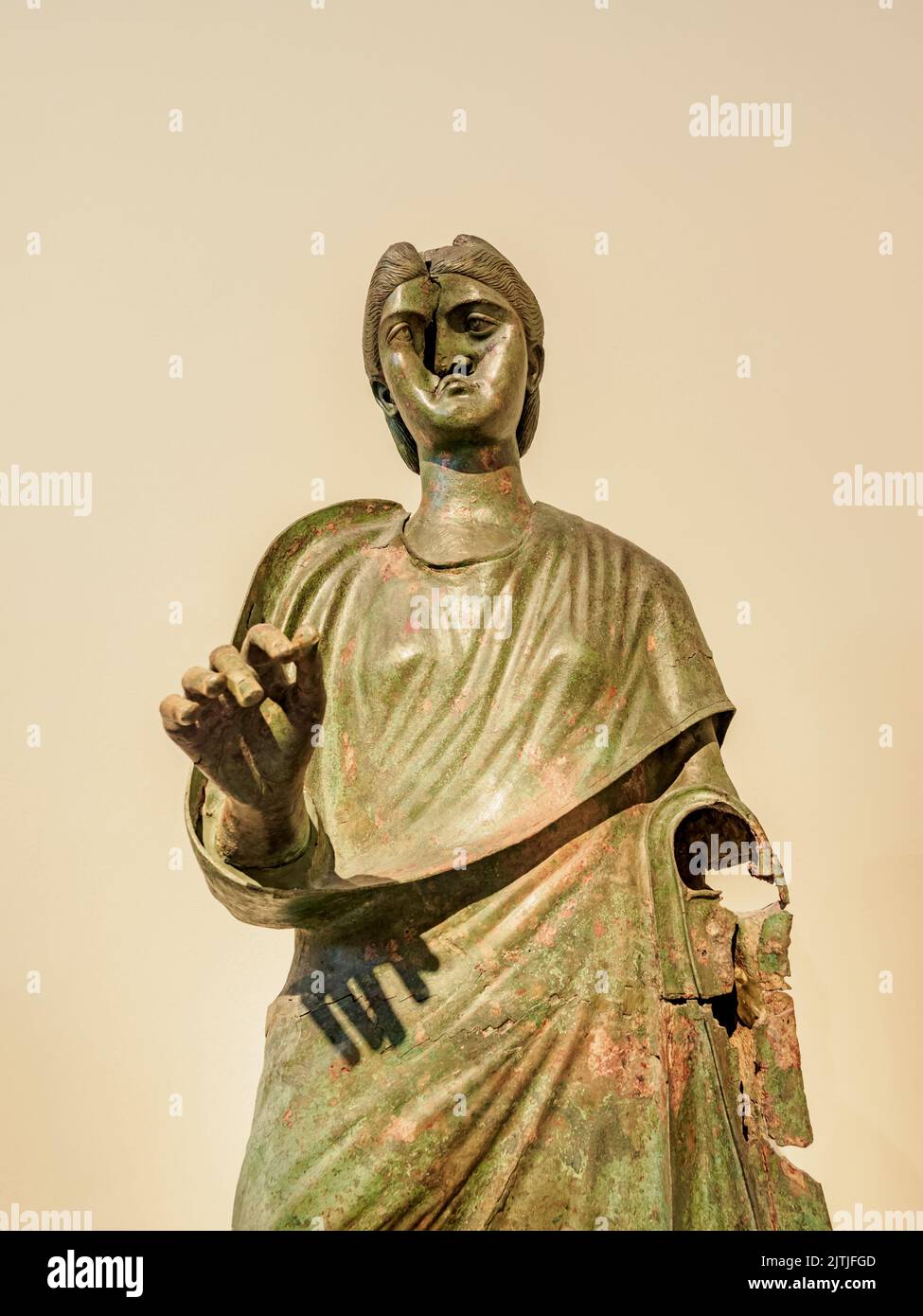 Skulptur im Nationalen Archäologischen Museum, Athen, Attika, Griechenland Stockfoto