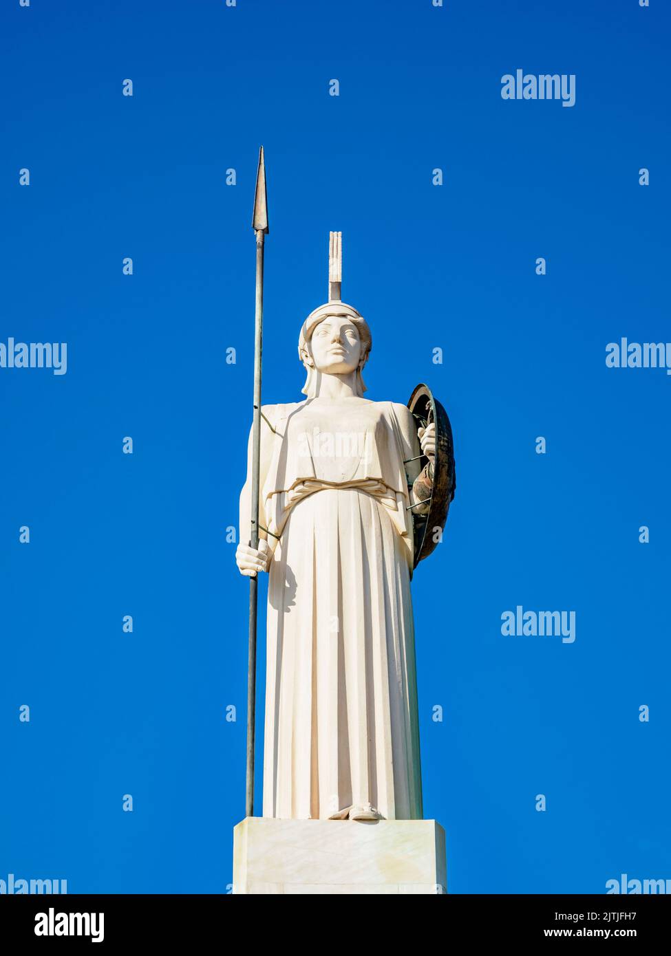 Statue der Athene, der Pedion tou Areos, Athen, Attika, Griechenland Stockfoto