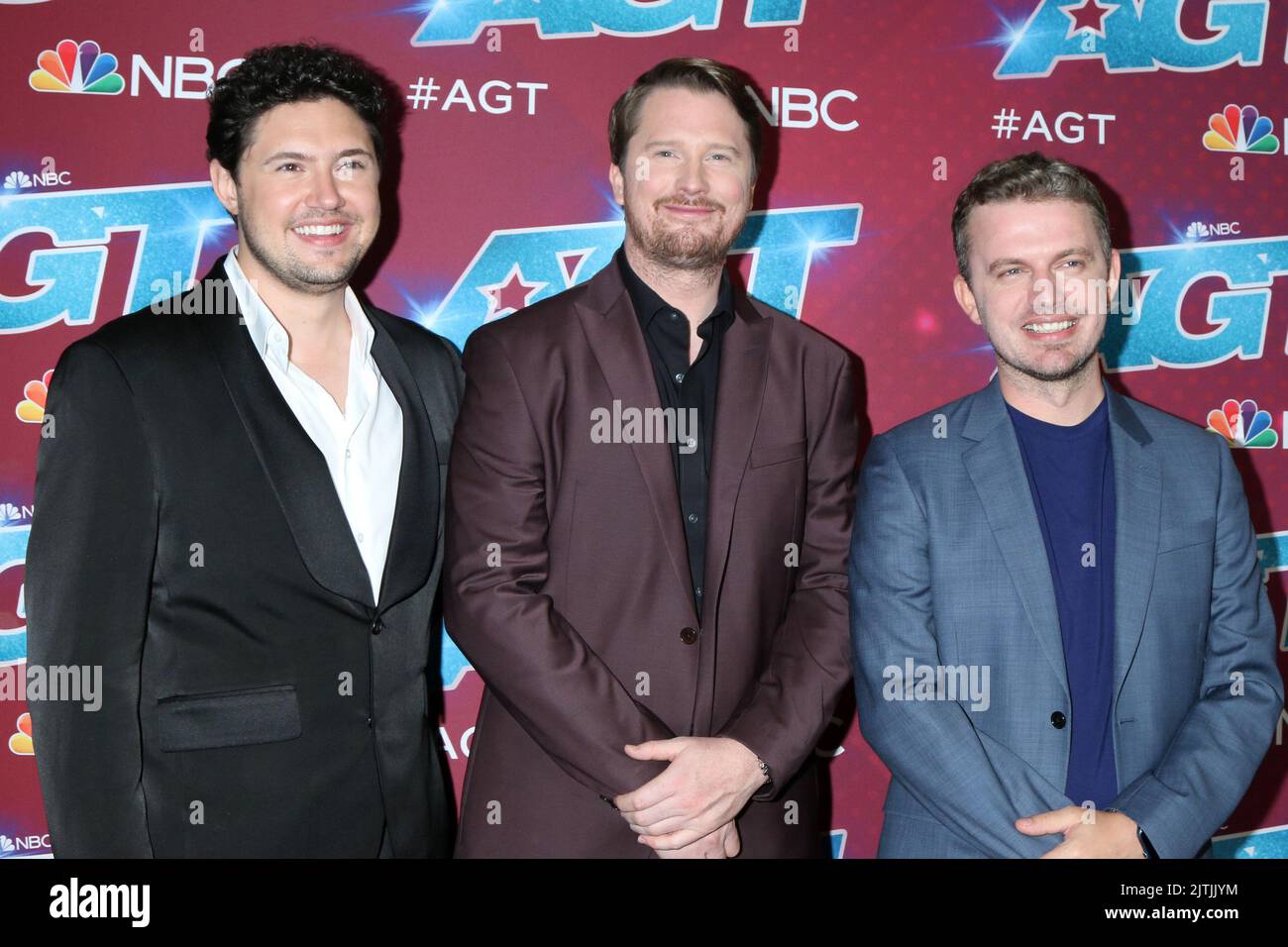 30. August 2022, Pasadena, CA, USA: LOS ANGELES - 30. AUGUST: Metaphysic bei der America's Got Talent Season 17 - Live Show Red Carpet im Pasadena Sheraton Hotel am 30. August 2022 in Pasadena, CA (Foto: © Kay Blake/ZUMA Press Wire) Stockfoto