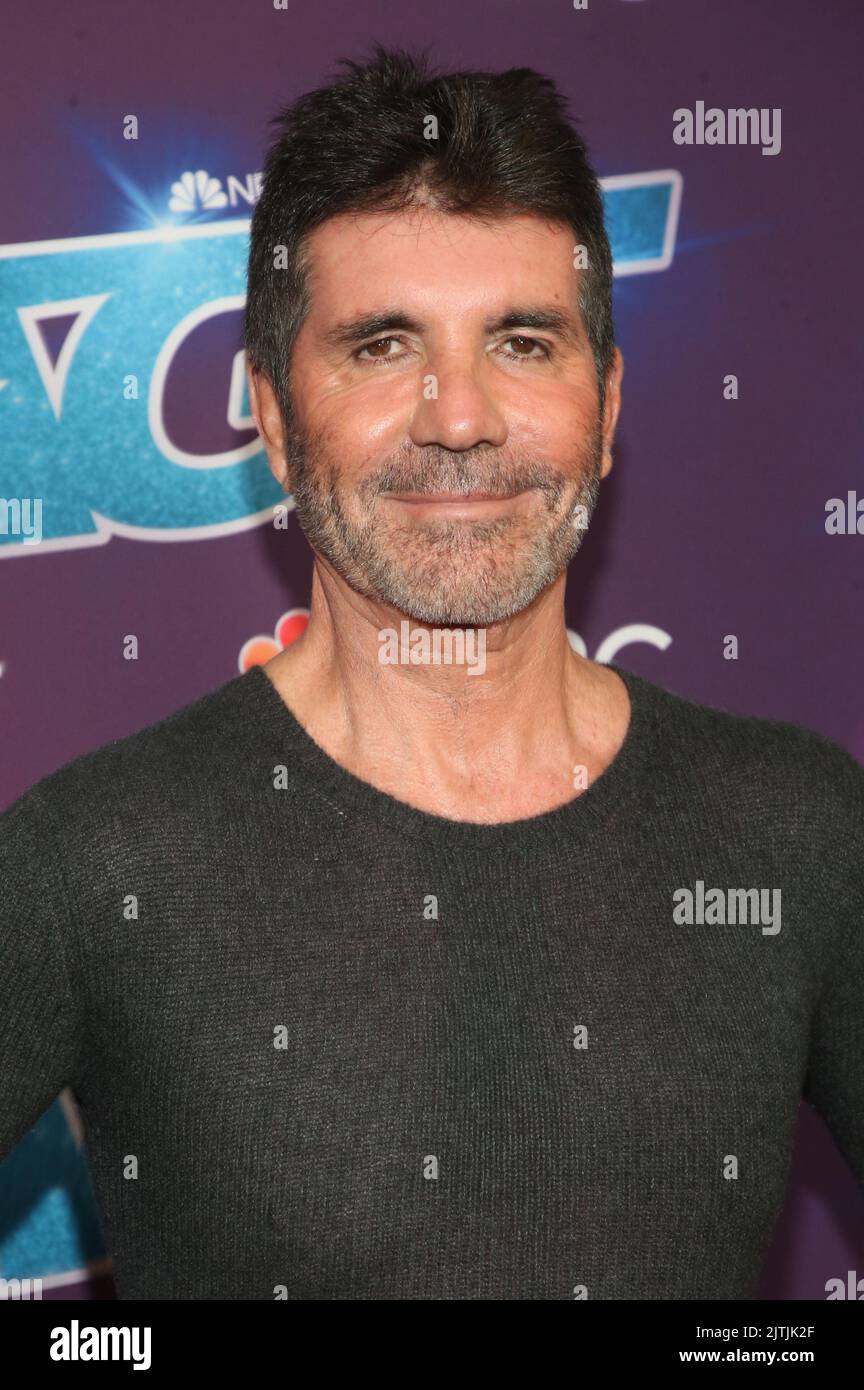 Pasadena, Ca. 30. August 2022. Simon Cowell bei der America's Got Talent Season 17 Live Show Red Carpet am 30. August 2022 im Sheraton Pasadena Hotel in Pasadena, Kalifornien. Quelle: Saye Sadou/Media Punch/Alamy Live News Stockfoto