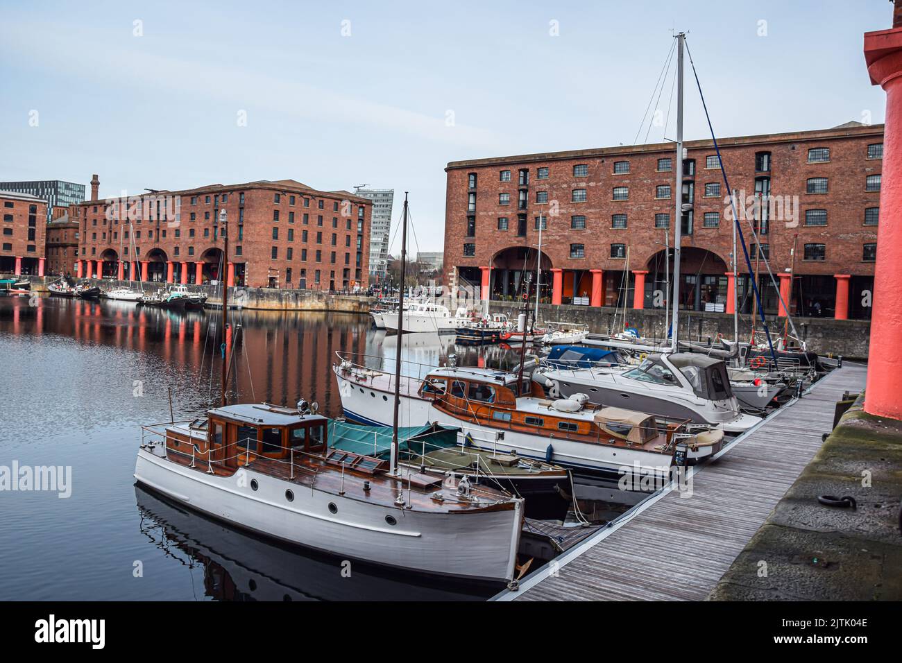 Stadt von Liverpool Stockfoto