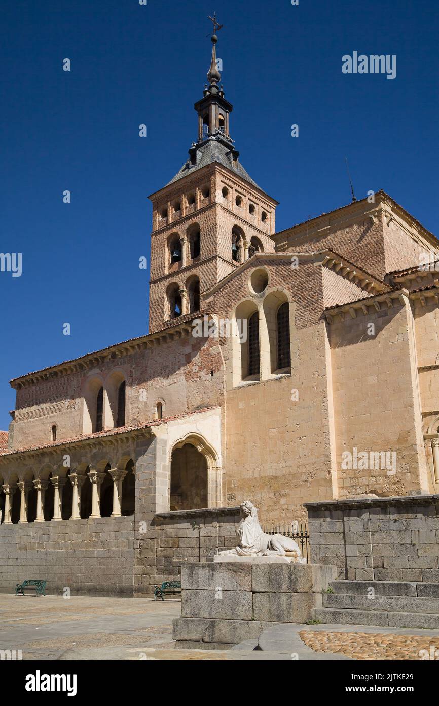 Kirche San Martin in Segovia, Spanien. Stockfoto