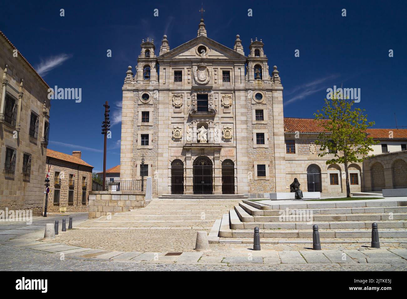 Kirche und Geburtsort der heiligen Teresa von Jesus in Avila, Spanien. Stockfoto