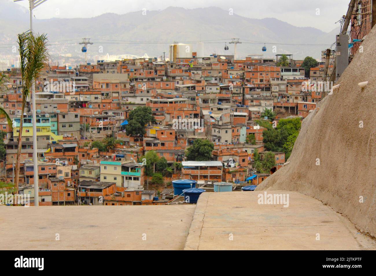 deutscher Slum Komplex (Complexo do Alemão) in rio de janeiro brasilien. Stockfoto