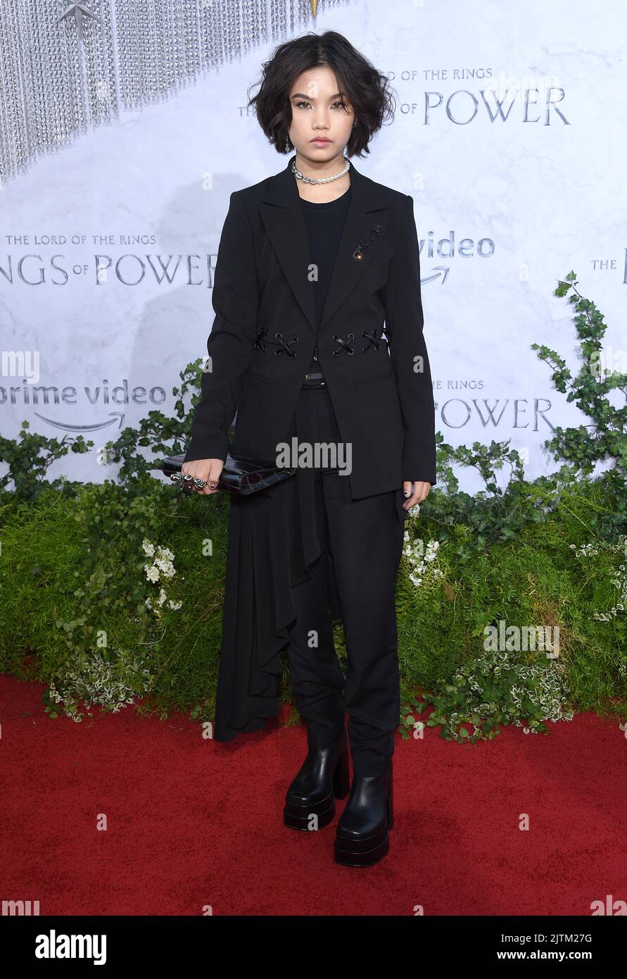 Riley Lai Nelet bei der Premiere von „der Herr der Ringe: Die Ringe der Macht“ in Los Angeles, die am 15. August 2022 in den Culver Studios in Culver City, CA, stattfand. © OConnor / AFF-USA.com Stockfoto