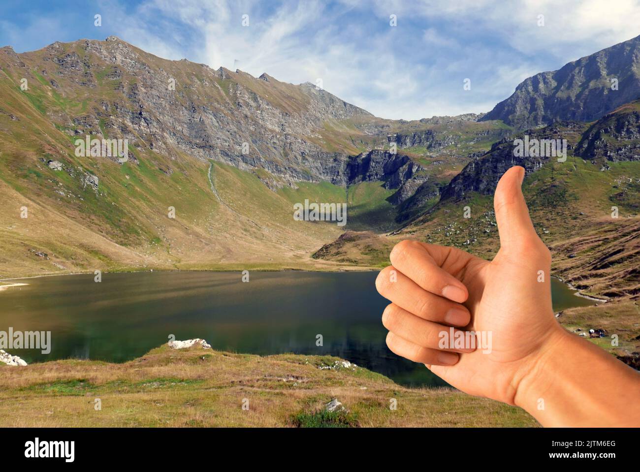 Lake Tom Piora Valley Lakes, Tessin, Schweiz Stockfoto