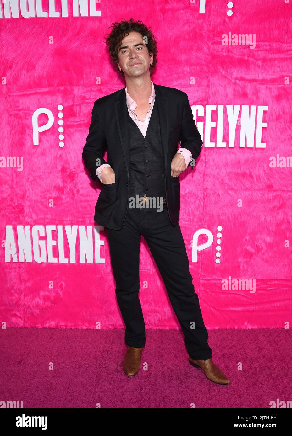 Hamish Linklater kommt am 10. Mai 2022 im Pacific Design Center in West Hollywood, CA, zum Original ‘Angelyne’ von Pfau. © OConnor/AFF-USA.com Stockfoto