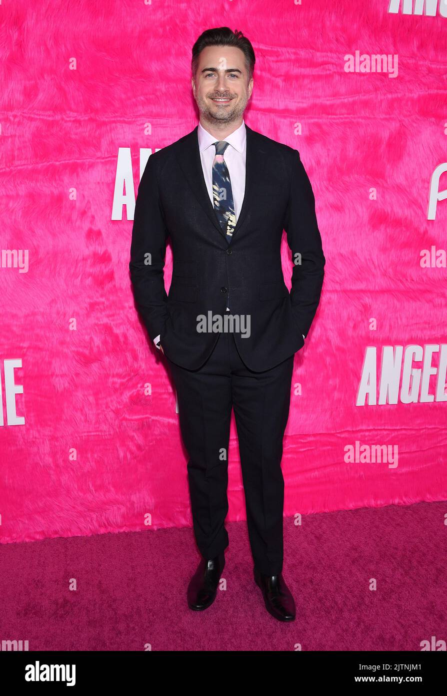 Matt Spicer kommt am 10. Mai 2022 im Pacific Design Center in West Hollywood, CA, zum Original ‘Angelyne’ von Pfau. © OConnor/AFF-USA.com Stockfoto