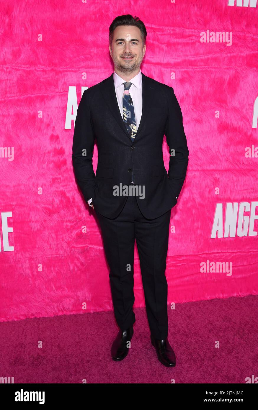 Matt Spicer kommt am 10. Mai 2022 im Pacific Design Center in West Hollywood, CA, zum Original ‘Angelyne’ von Pfau. © OConnor/AFF-USA.com Stockfoto