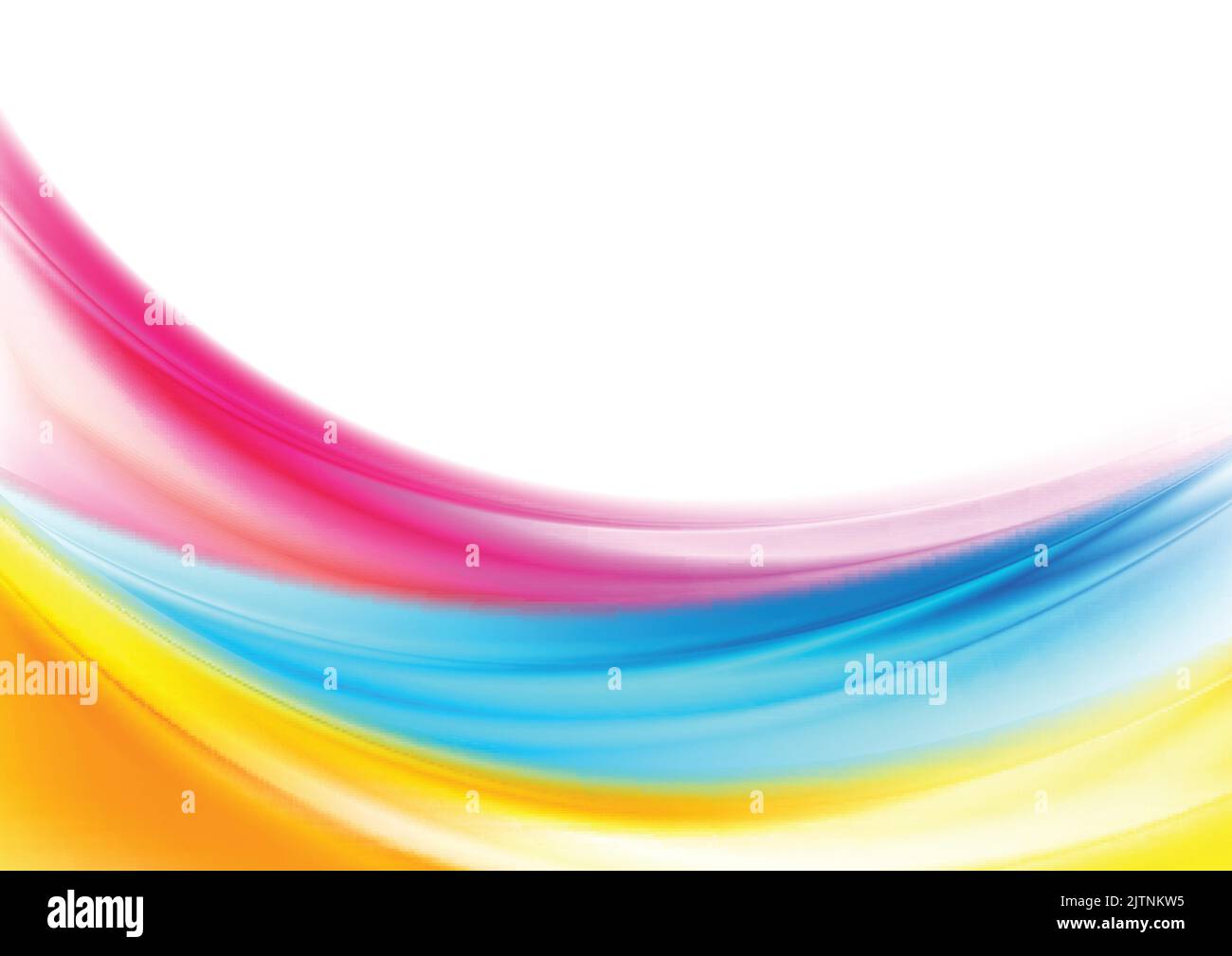 Abstrakt bunt glänzend verschwommen Wellen Hintergrund. Vektordesign Stock Vektor