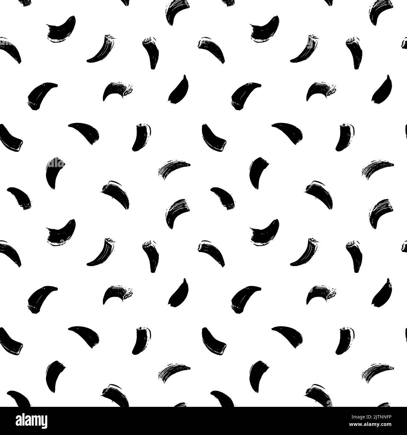 Nahtloses Muster im Memphis-Stil mit kleinen Striche. Stock Vektor