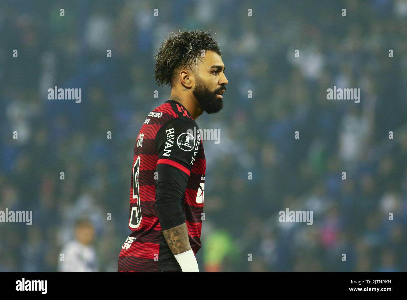 BUENOS AIRES, 31.08.2022: Velez Sarsfield (ARG) und Flamengo (BRA) spielen die erste Etappe des Halbfinales Libertadores 2022 im Stadion José Amalfitani Stockfoto