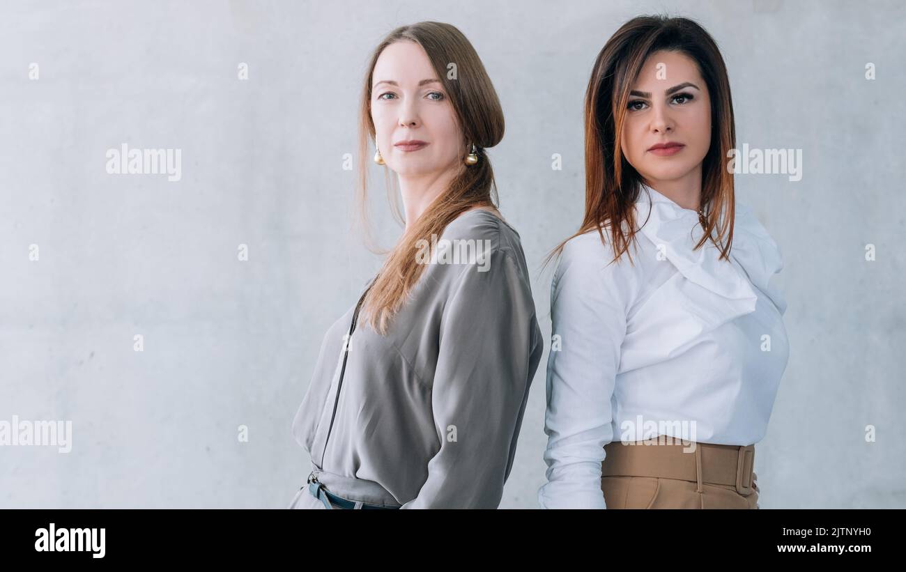 Erfolgreiche Business Ladies Lifestyle starkes Team Stockfoto
