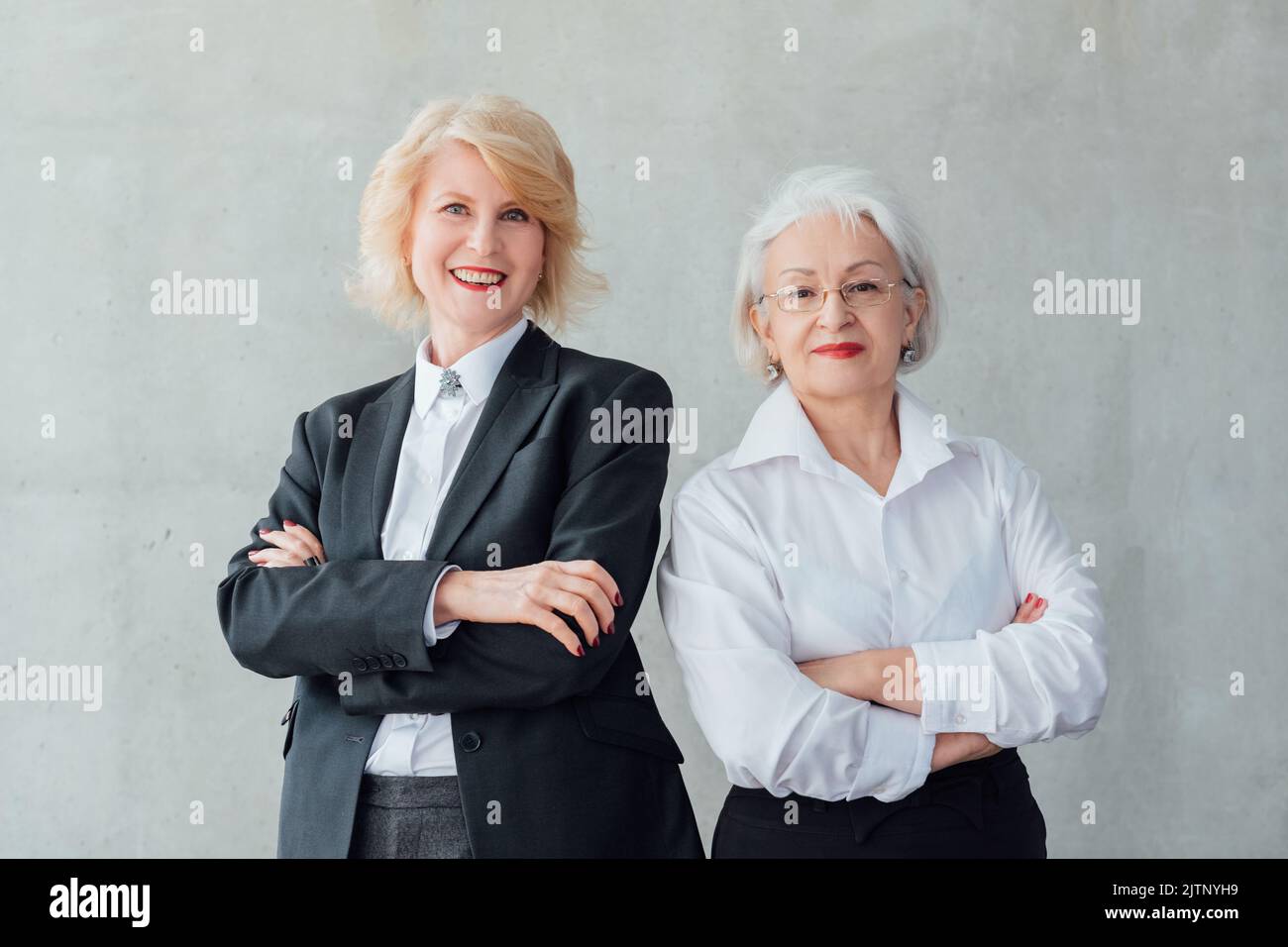 Erfolgreiche Geschäftsfrauen Lifestyle starkes Team Stockfoto