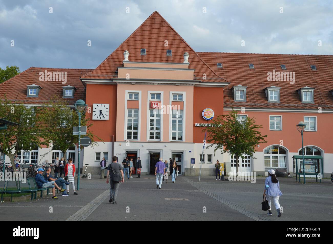 Frankfurt an der oder, Deutschland - 31. August 2022- Hauptbahnhof. (Foto von Markku Rainer Peltonen) Stockfoto