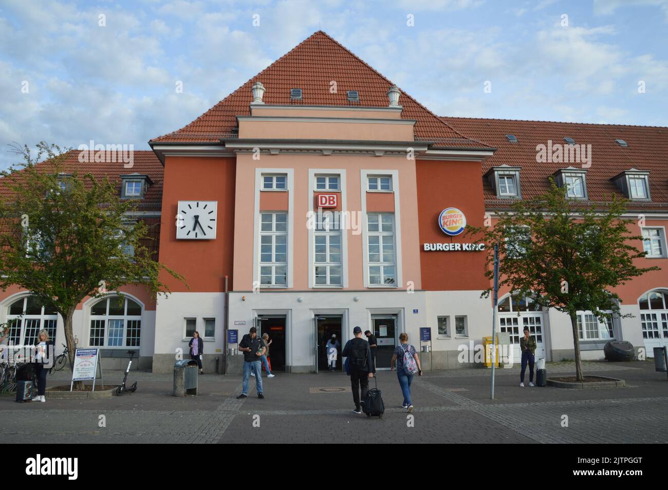 Frankfurt an der oder, Deutschland - 31. August 2022- Hauptbahnhof. (Foto von Markku Rainer Peltonen) Stockfoto