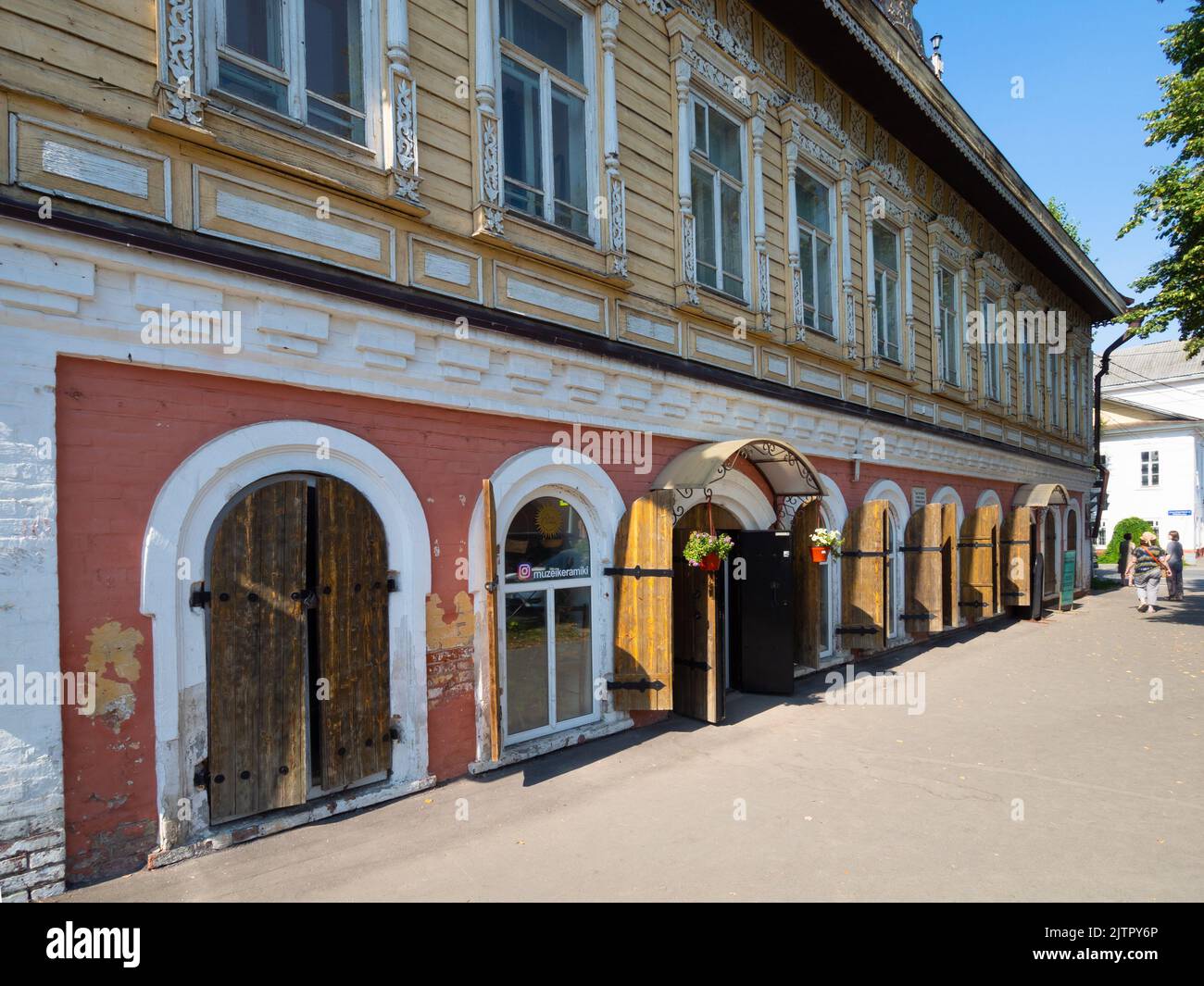 YoshkarOla, 26. August 2022 Haus des alten Herrenhauses Naumov in der