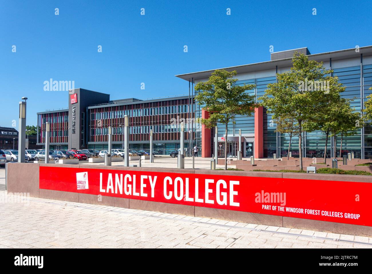 Langley College (Windsor Forest Group), Station Road, Langley, Vereinigtes Königreich Stockfoto