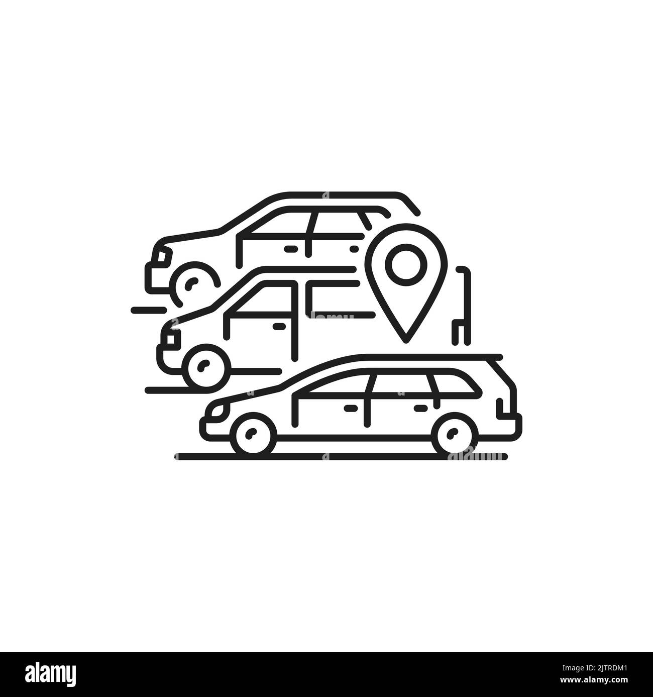 Carpool Share Service, Carpooling oder CarSharing, RideSharing und