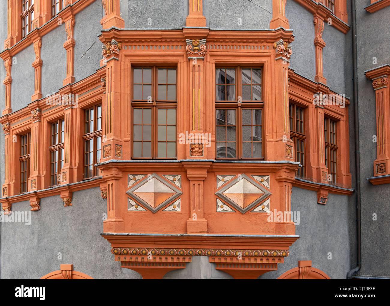 Schönhof (Schönhof) Gebäude des Schlesischen Museums, Görlitz (Görlitz), Deutschland Stockfoto