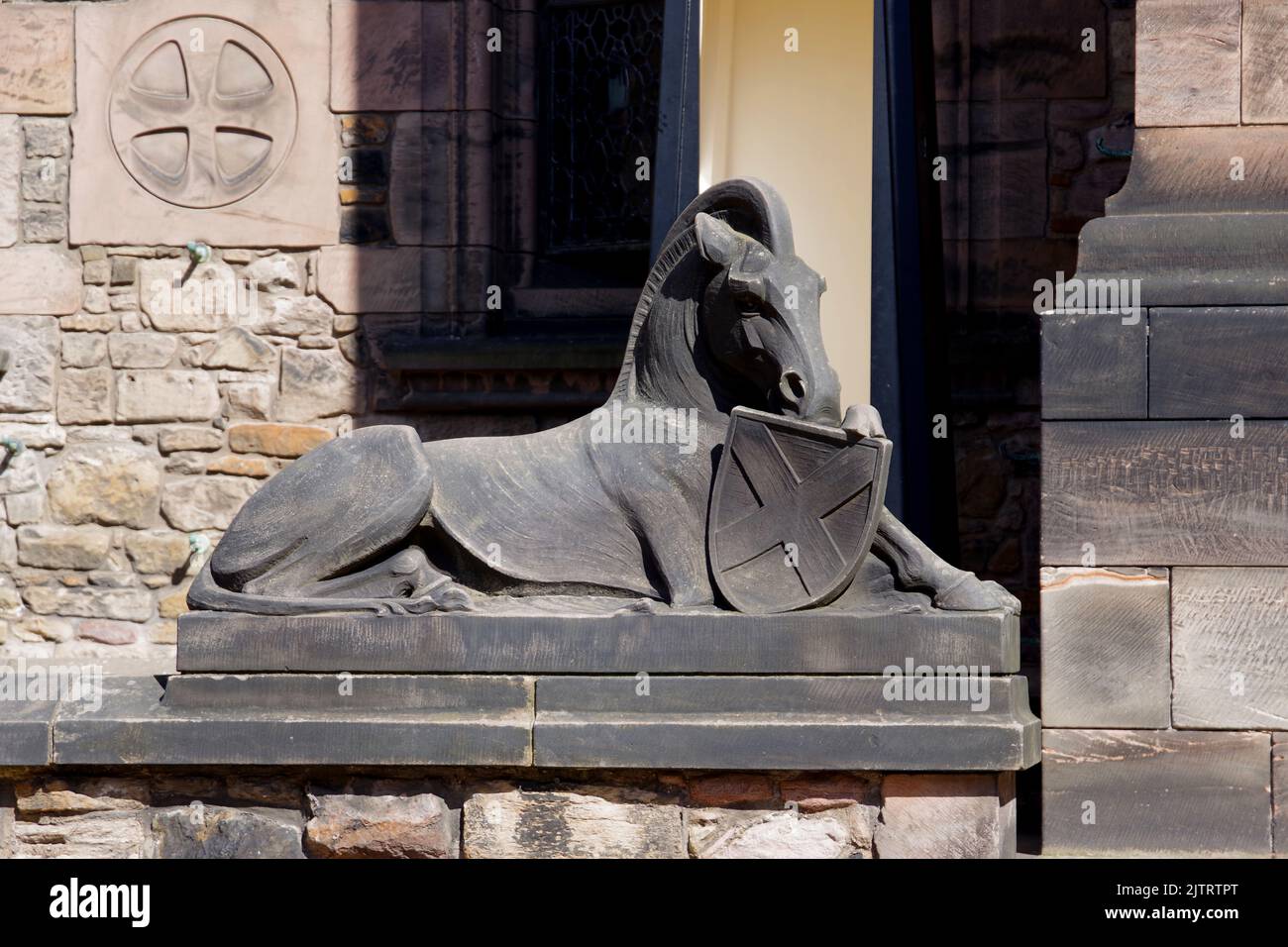 Edinburgh, Schottland. Das Scottish National War Memorial Stockfoto