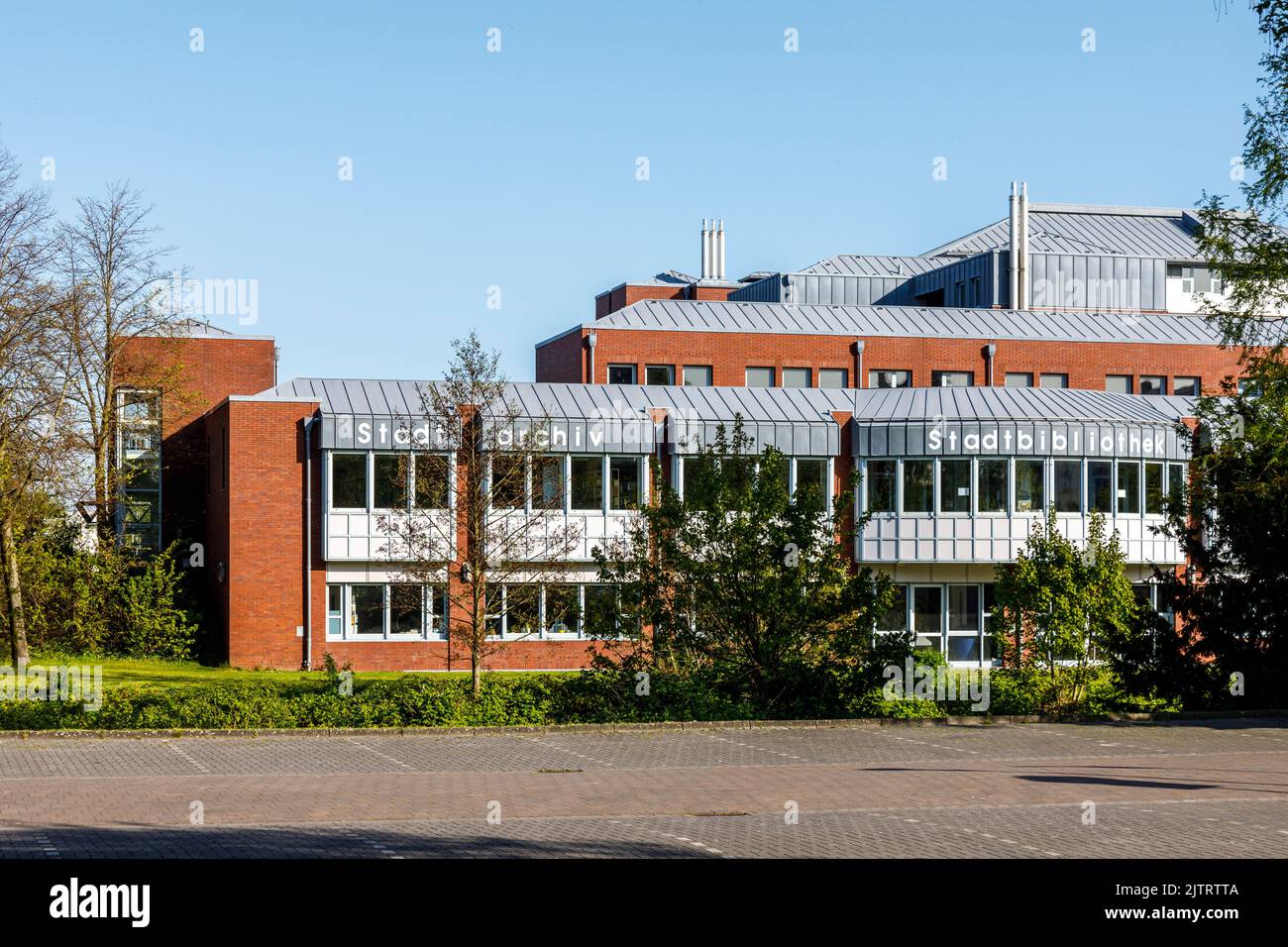Archiv und Stadtbibliothek von Cuxhaven Stockfoto