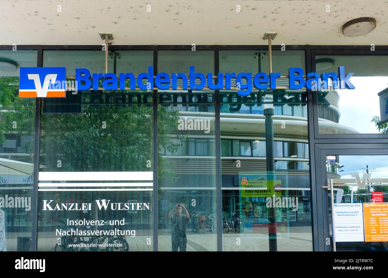 VR Brandenburger Bank, Niederlassung in Brandenburg an der Havel, Deutschland Stockfoto