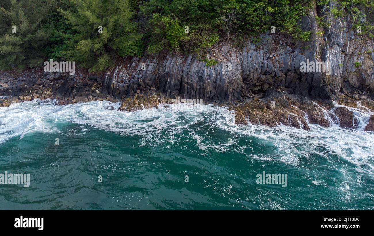 Blick auf Ujong Lhoknga Beach, Aceh Provinz, Indonesien Stockfoto