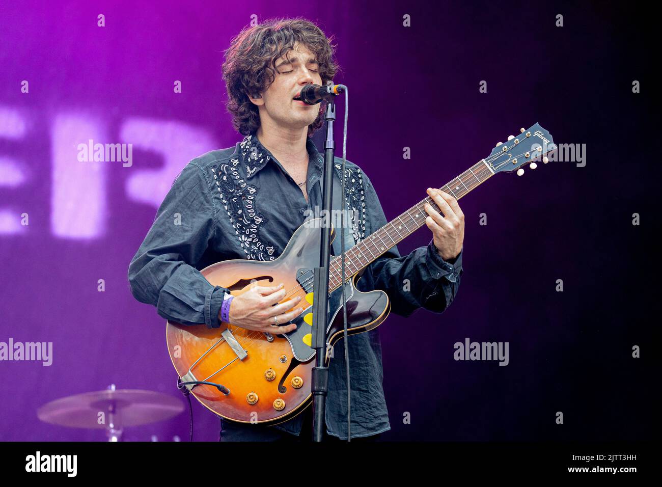 Saint-Cloud Frankreich 25. August 2022 Inhaler Bono Vox Sohn Sängerin live am Rock en seine Festival Day 1 Paris © Andrea Ripamonti / Alamy Stockfoto