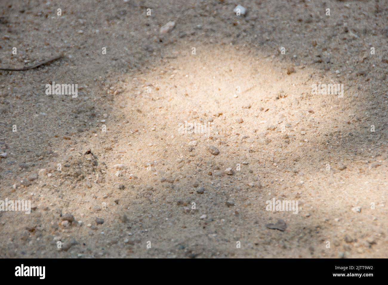 Earth Fußballfeld, bekannt als varzea in rio de janeiro, brasilien. Stockfoto