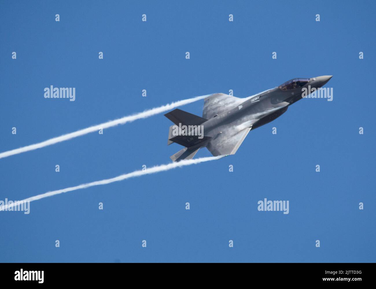 USAFE F35-A Startbahn 07 RAF Lakenheath, 31.. August 2022 Stockfoto