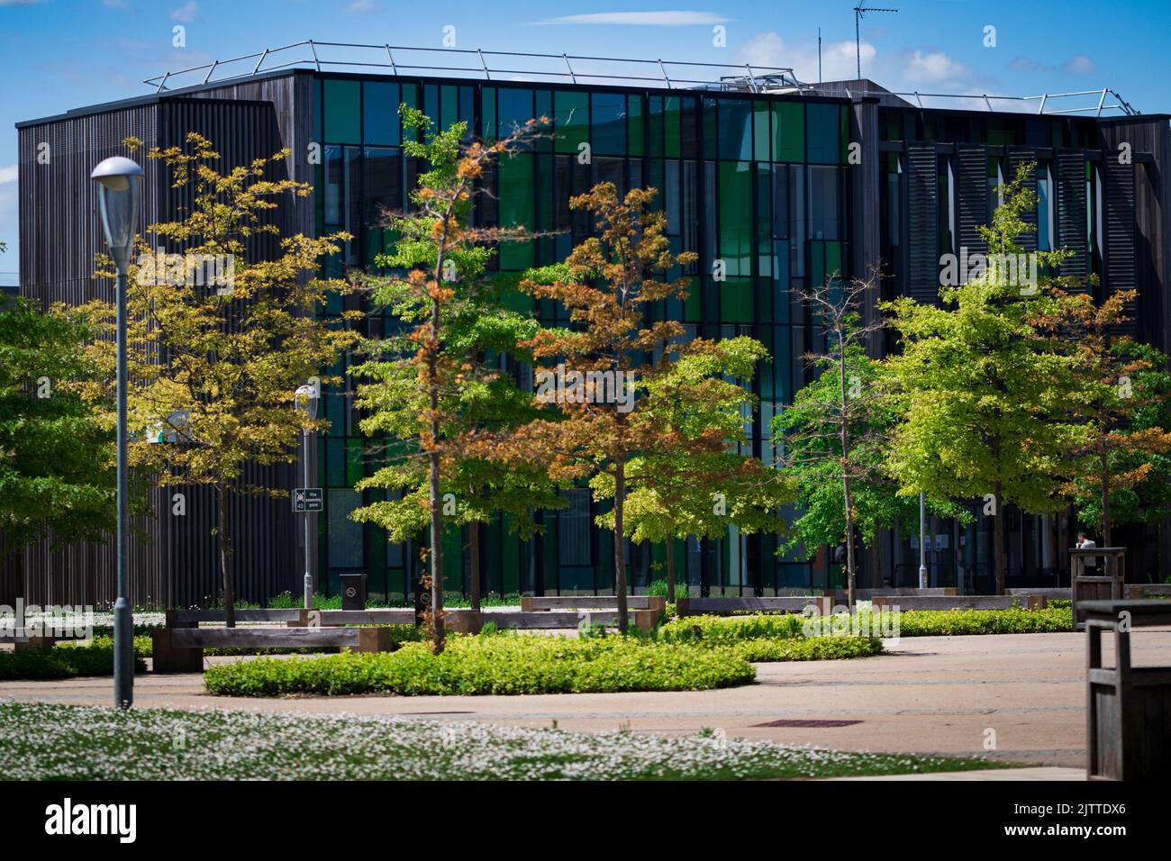Das brandneue Catalyst-Gebäude für Startups an der University of York, Großbritannien, auf dem Campus East. Stockfoto