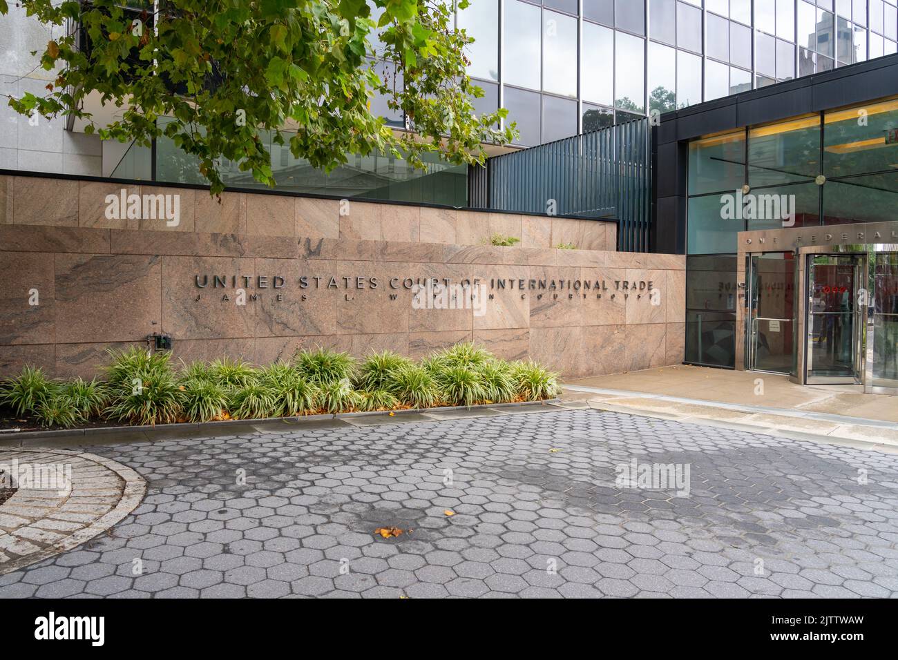 US Court of International Trade in New York City Stockfoto