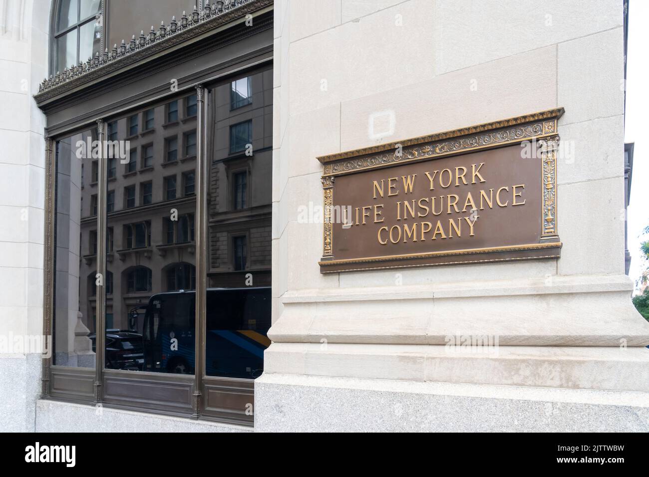 Hauptsitz der New York Life Insurance Company in New York City, NY, USA Stockfoto