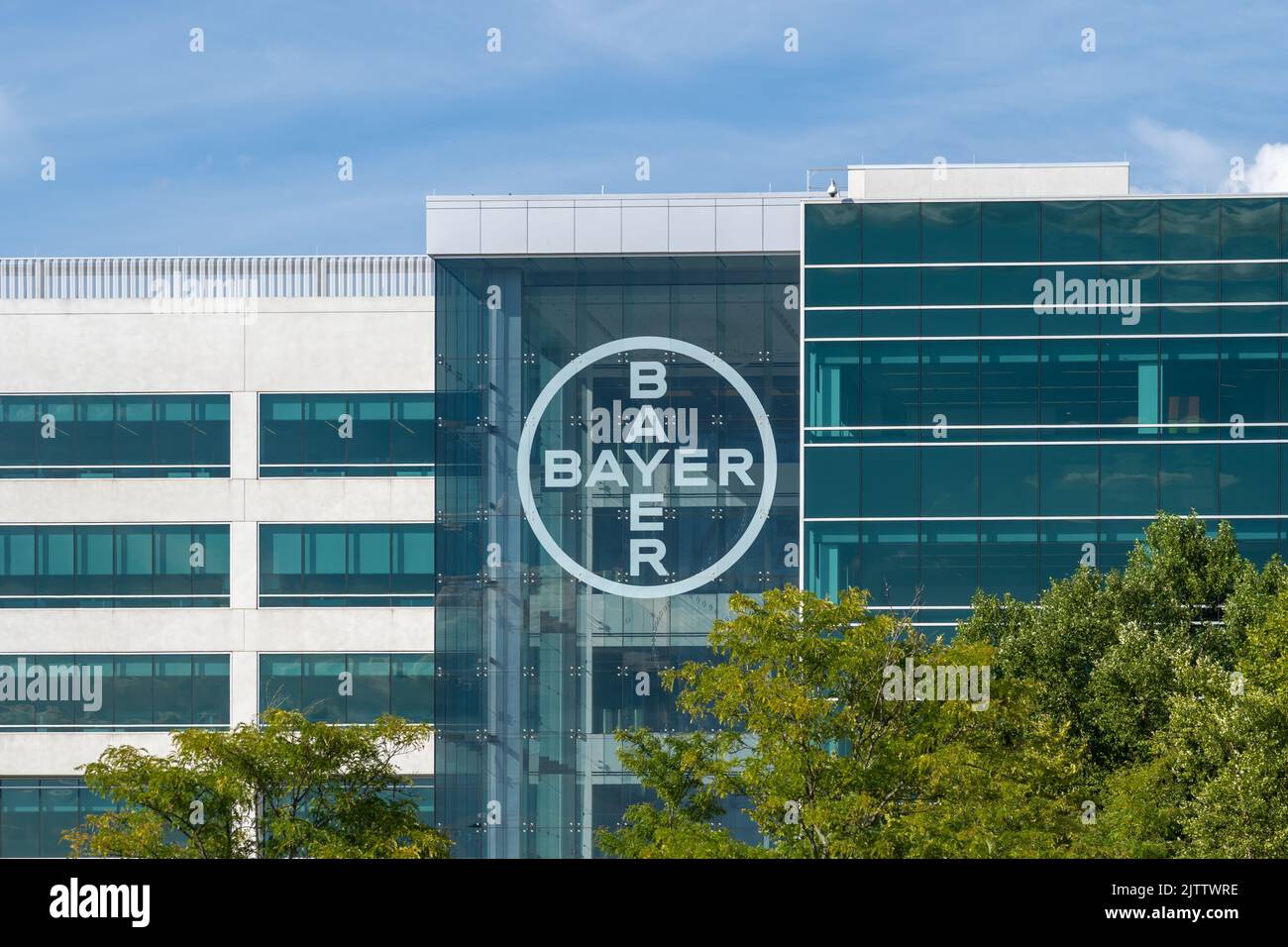Whippany, NJ, USA - 16. August 2022: US-Hauptsitz von Bayer HealthCare in Whippany, New Jersey. Stockfoto
