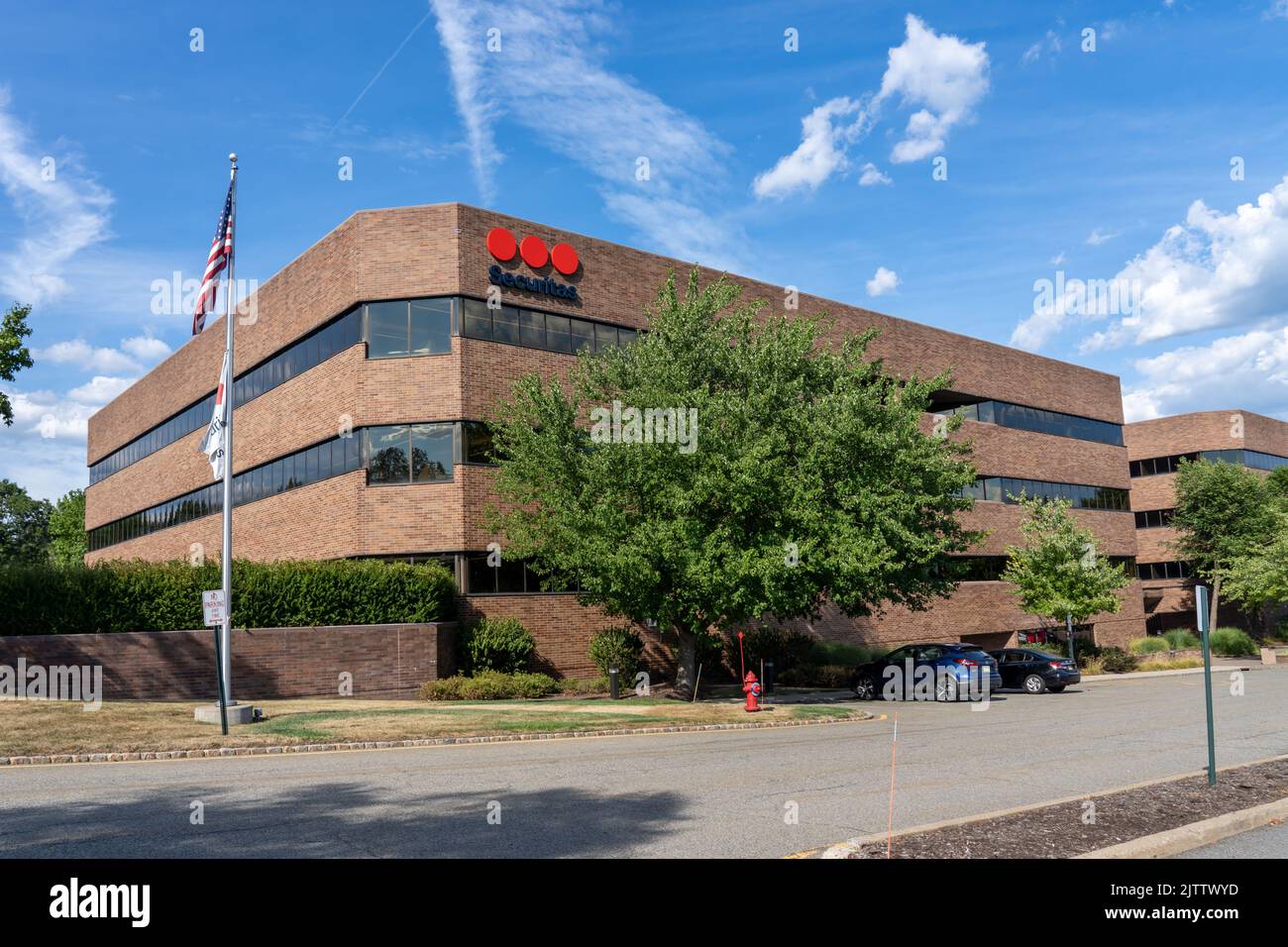 Securitas Security Services USA Hauptsitz in Parsippany, NJ, USA. Stockfoto