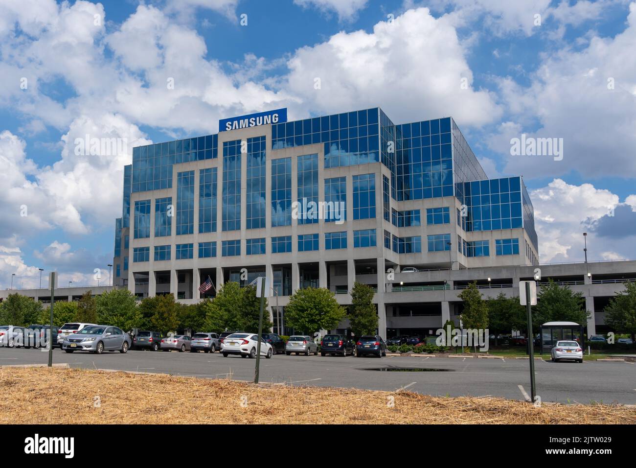 Samsung Electronics America Firmenzentrale in Ridgefield Park, NJ, USA. Stockfoto