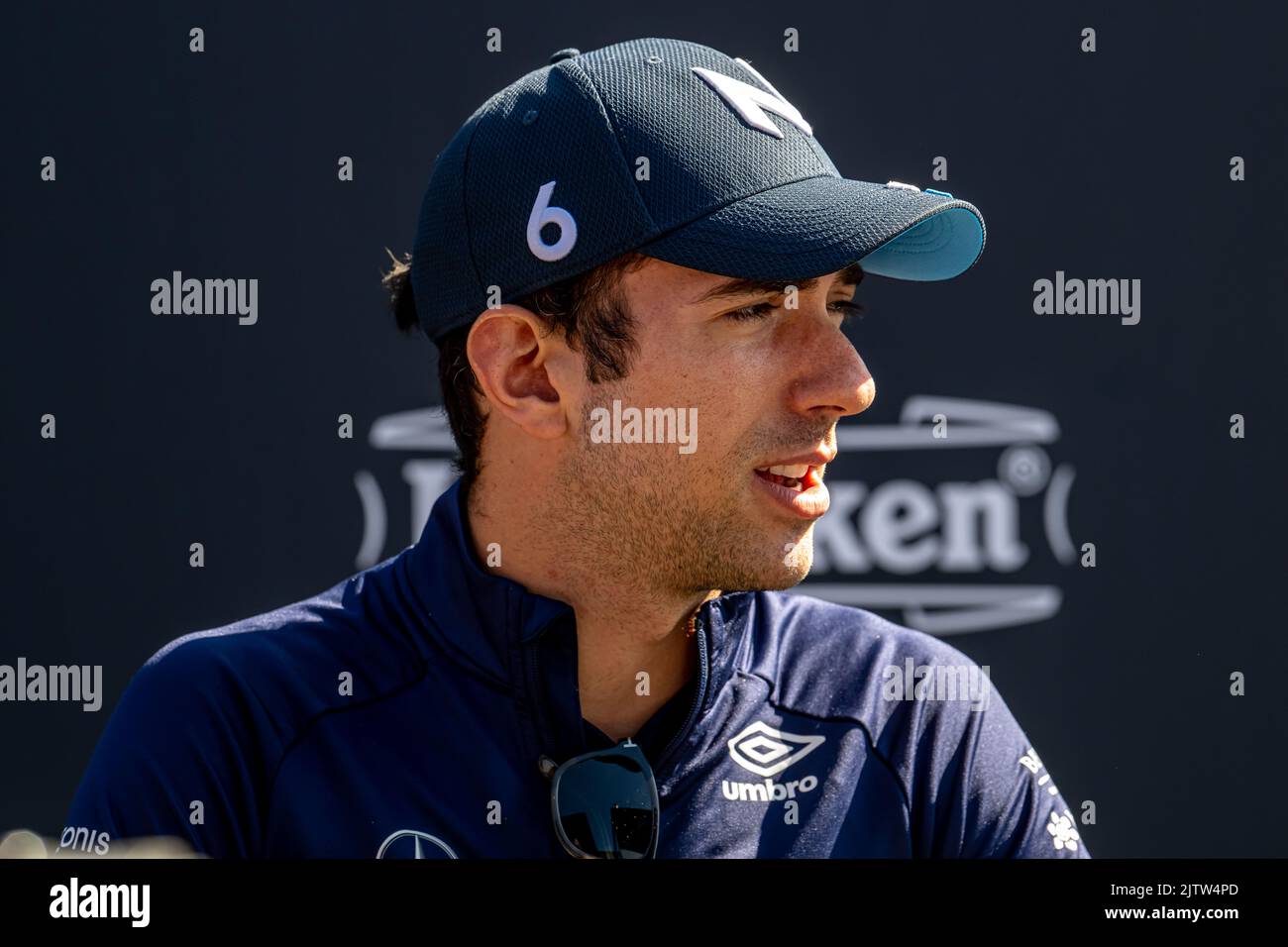 Zandvoort, Niederlande, 01.. September 2022, Nichollafi aus Kanada tritt für Williams Racing an. Der Aufbau, Runde 15 der Formel-1-Meisterschaft 2022. Kredit: Michael Potts/Alamy Live Nachrichten Stockfoto