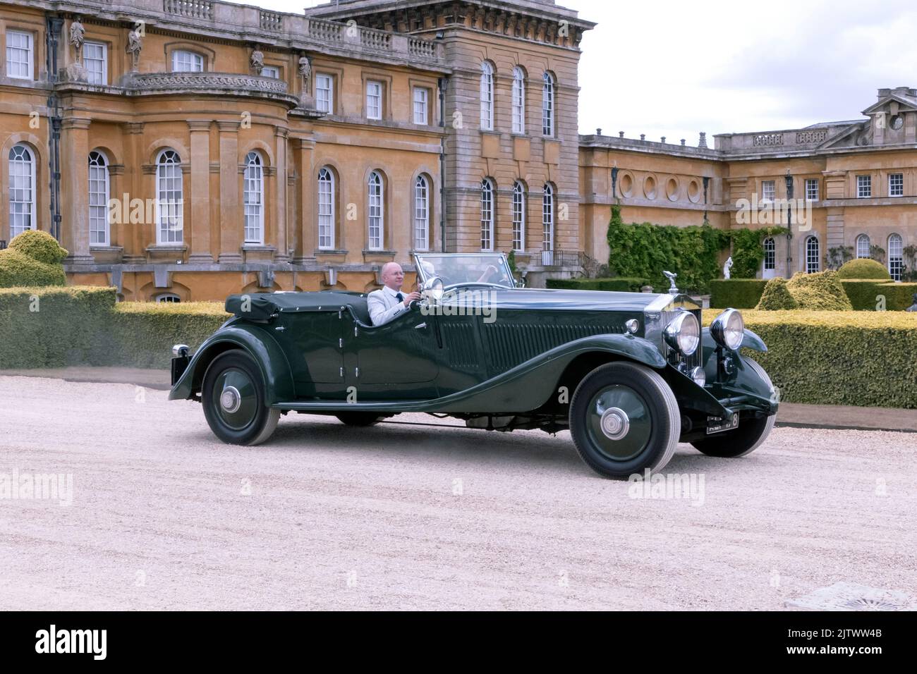 1933 Rolls Royce Phantom II auf dem Salon Prive Concours im Blenheim Palace Oxfordshire UK Stockfoto