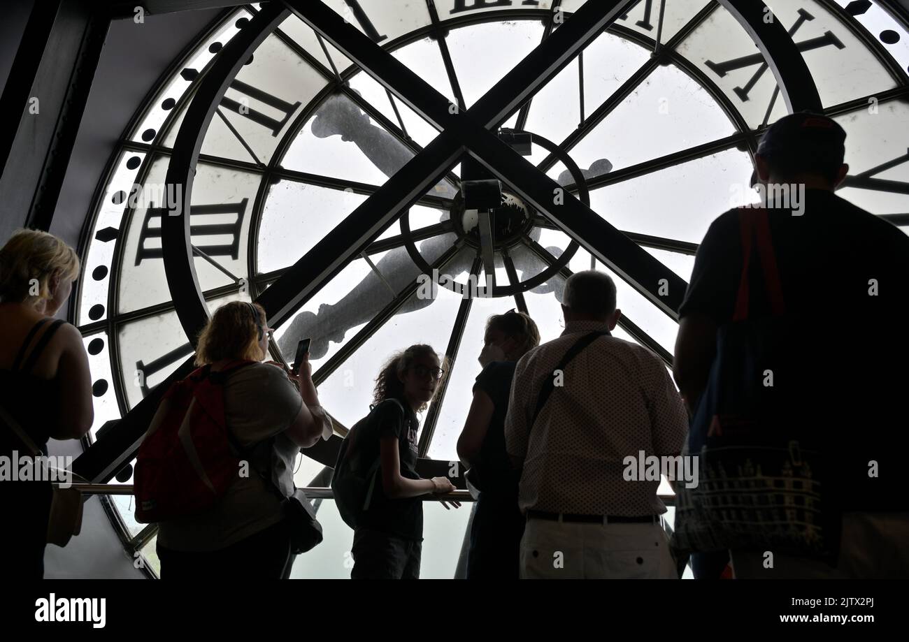 Das weltberühmte Musee d' Orsay, Paris, Fr. Stockfoto