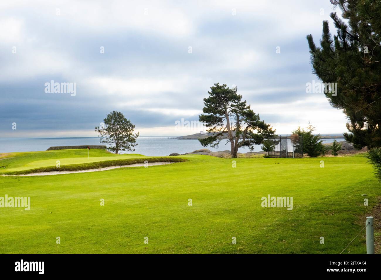 Golfplatz in Victoria, BC, Kanada. Stockfoto