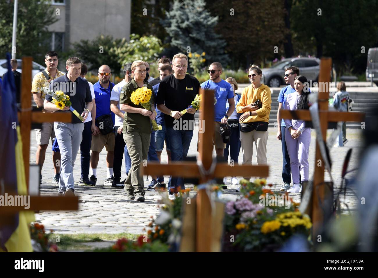 LVIV, UKRAINE 1. SEPTEMBER 2022 Maksym Kozytski, Leiter der